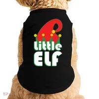 Christmas Little Elf Hat Doggie Tank thumb 0