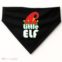 Christmas Little Elf Hat USA-Made Doggie Bandana thumb 0