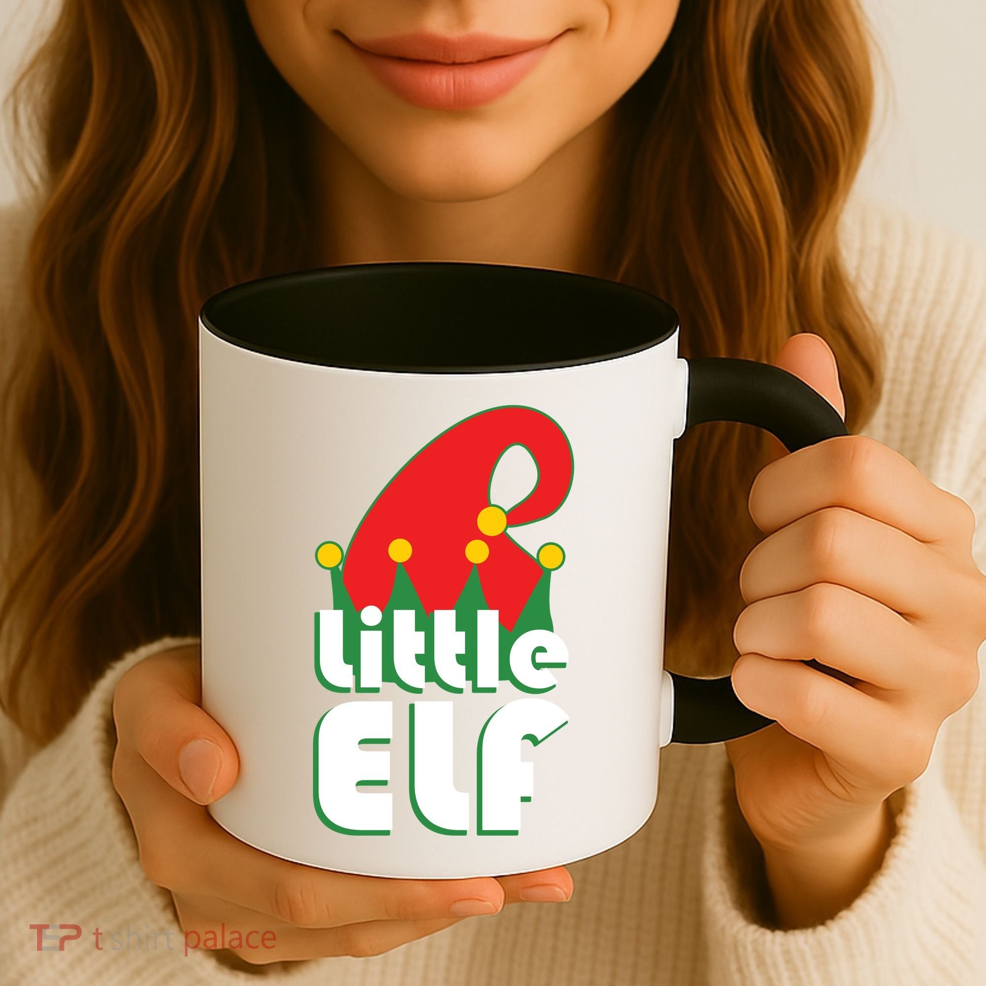 Christmas Little Elf Hat Coffee Mug