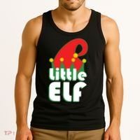 Christmas Little Elf Hat Tank Top thumb 3