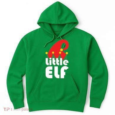Christmas Little Elf Hat Hoodie