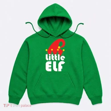 Christmas Little Elf Hat Hoodie