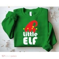 Christmas Little Elf Hat Sweatshirt thumb 2