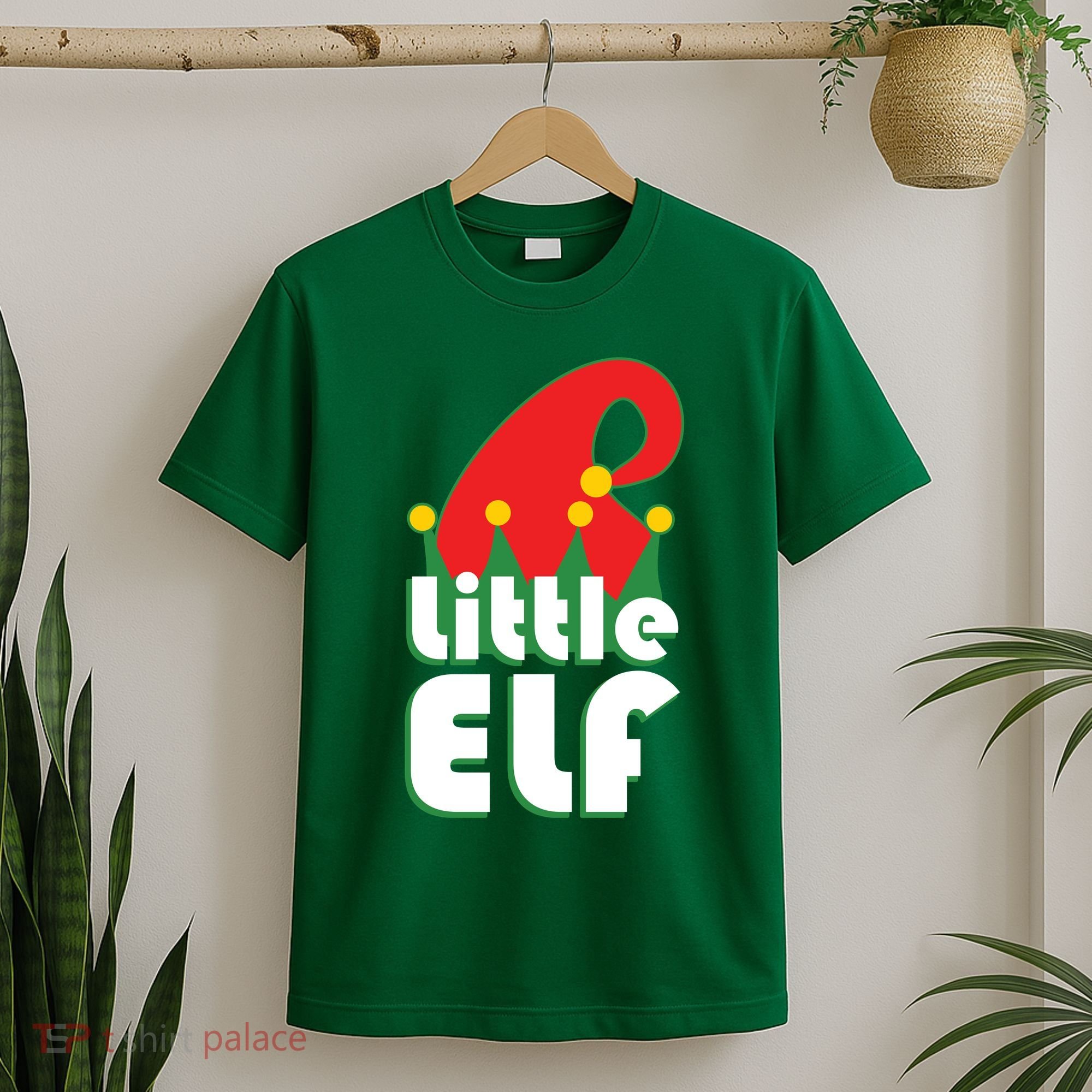 Christmas Little Elf Hat T-Shirt