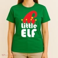 Christmas Little Elf Hat T-Shirt thumb 4