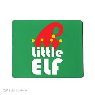 Christmas Little Elf Hat Mousepad