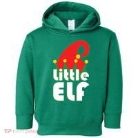 Christmas Little Elf Hat Toddler Hoodie thumb 0