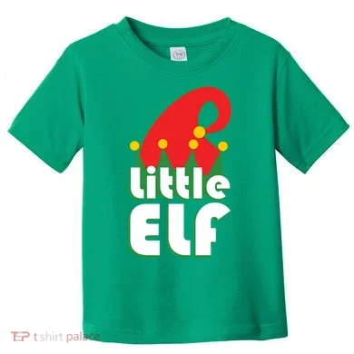 Christmas Little Elf Hat Toddler T-Shirt