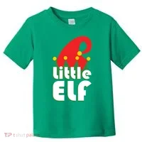 Christmas Little Elf Hat Toddler T-Shirt thumb 0