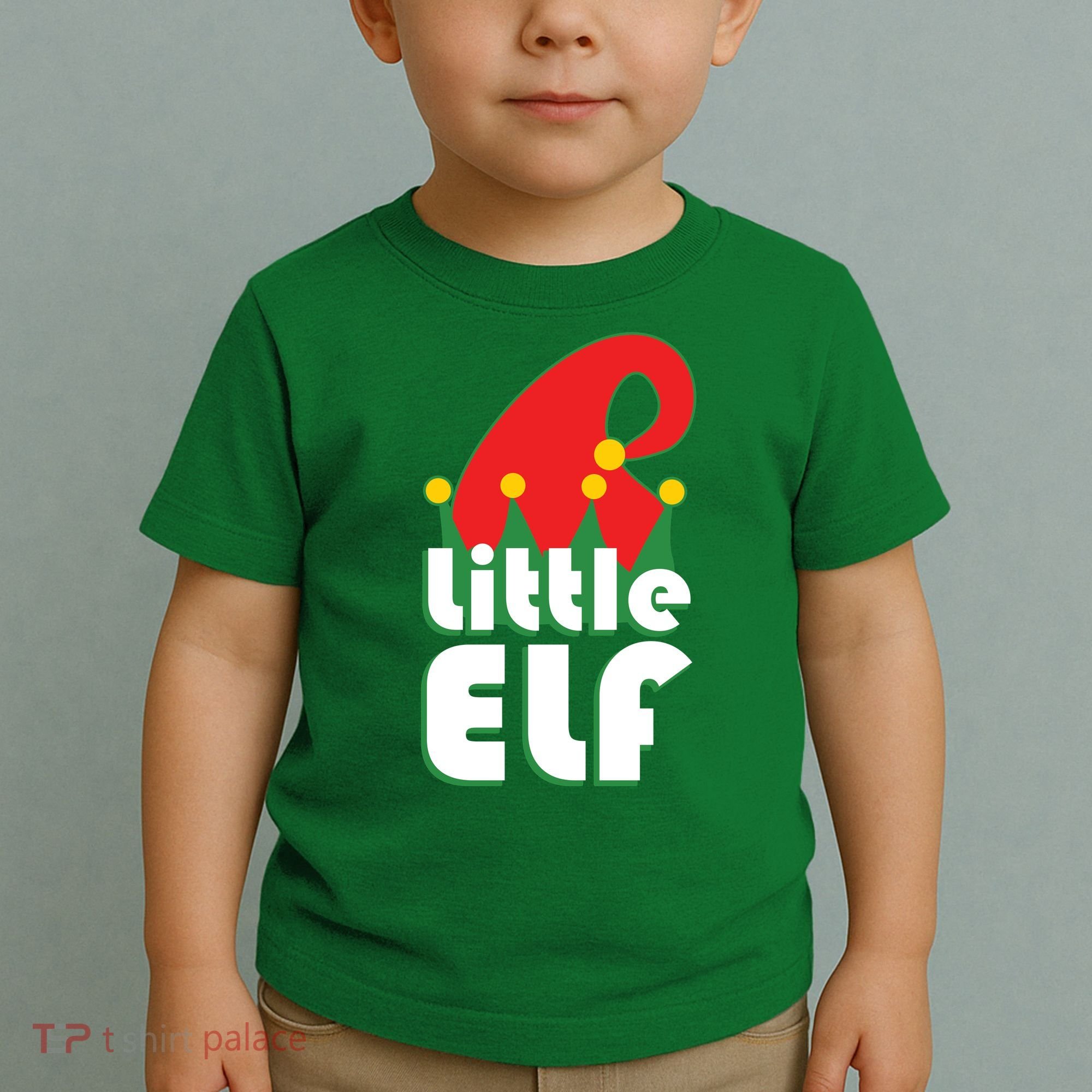 Christmas Little Elf Hat Toddler T-Shirt