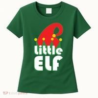 Christmas Little Elf Hat Women's T-Shirt thumb 0