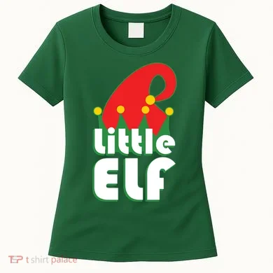 Christmas Little Elf Hat Women's T-Shirt