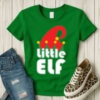 Christmas Little Elf Hat Women's T-Shirt thumb 3