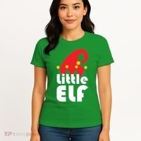 Christmas Little Elf Hat Women's T-Shirt thumb 4