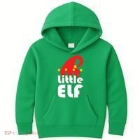 Christmas Little Elf Hat Kids Hoodie thumb 0