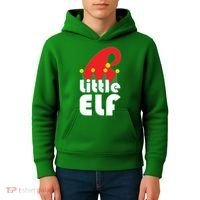 Christmas Little Elf Hat Kids Hoodie thumb 4