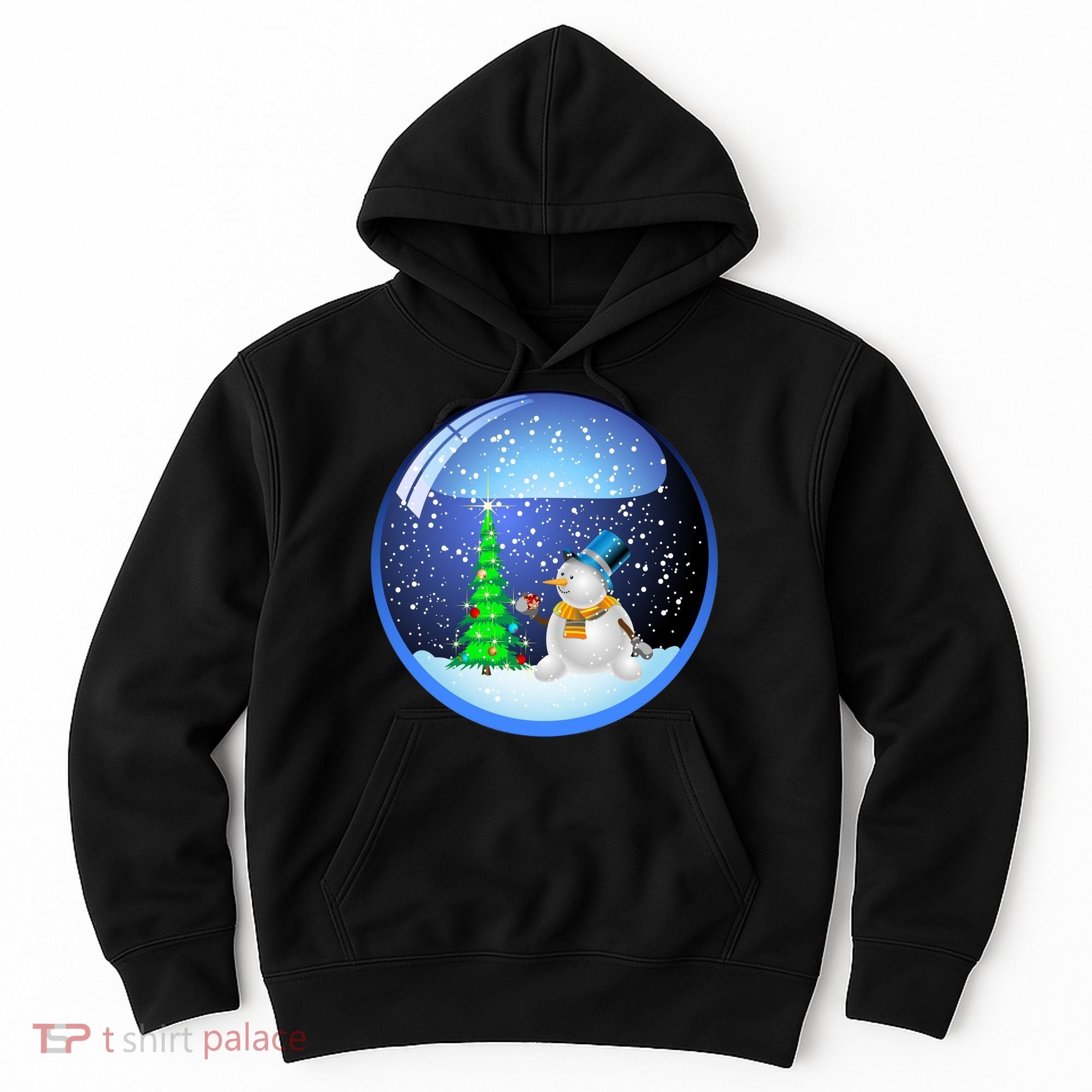 Christmas Little Snowman Globe Hoodie