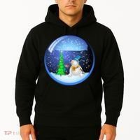 Christmas Little Snowman Globe Hoodie thumb 2