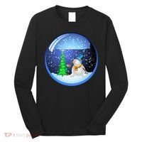 Christmas Little Snowman Globe Long Sleeve Shirt thumb 0