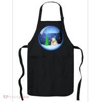 Christmas Little Snowman Globe Apron thumb 0