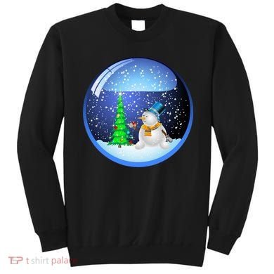 Christmas Little Snowman Globe Sweatshirt