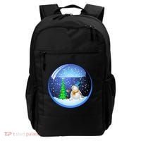Christmas Little Snowman Globe Backpack thumb 0