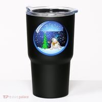 Christmas Little Snowman Globe Tumbler thumb 0