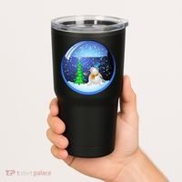 Christmas Little Snowman Globe Tumbler thumb 2