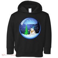 Christmas Little Snowman Globe Toddler Hoodie thumb 0