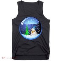 Christmas Little Snowman Globe Tank Top thumb 0