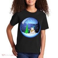 Christmas Little Snowman Globe Kids T-Shirt thumb 2