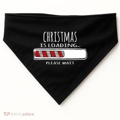 Christmas Loading... USA-Made Doggie Bandana