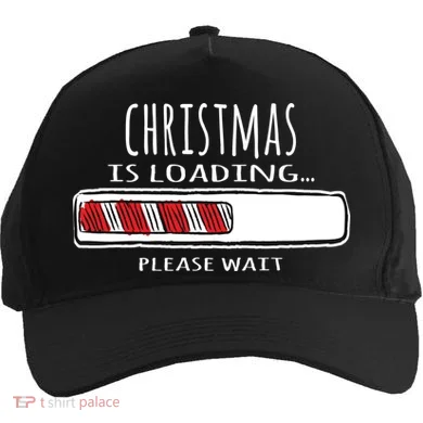 Christmas Loading... Five-Panel Snapback Cap