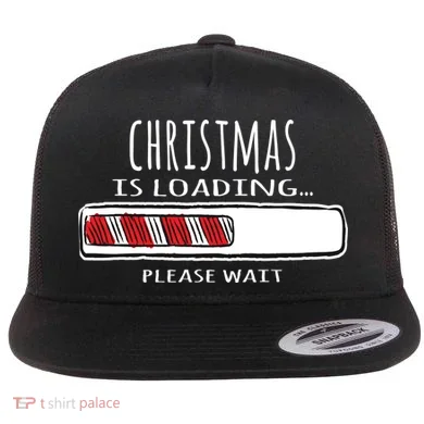 Christmas Loading... Flat Bill Trucker Hat