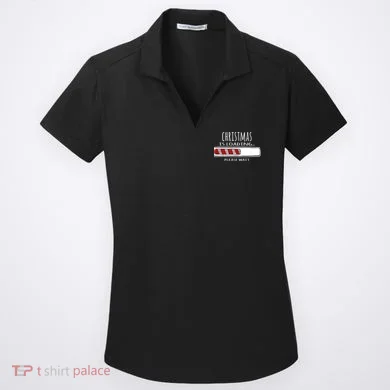 Christmas Loading... Women's Dry Zone Grid Polo