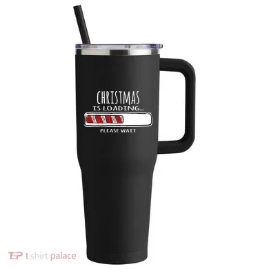 Christmas Loading... 40oz Vacuum Insulated Stainless Steel Travel Tumbler