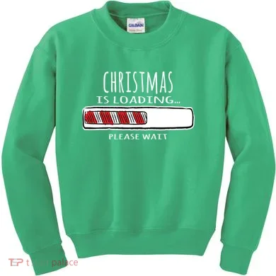 Christmas Loading... Kids Sweatshirt