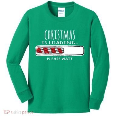 Christmas Loading... Kids Long Sleeve Shirt
