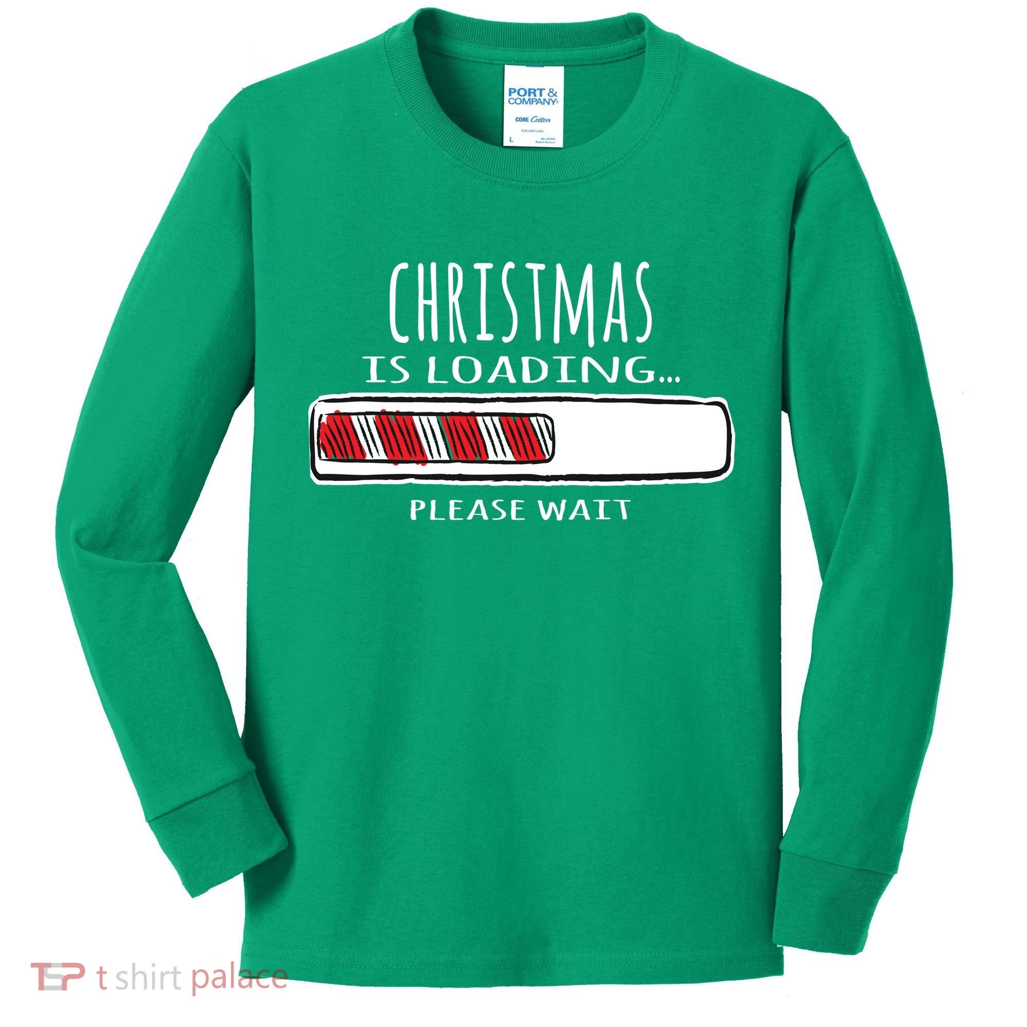 Christmas Loading... Kids Long Sleeve Shirt