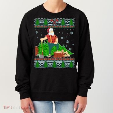 Christmas Lumber Santa Claus Women's Sweatshirt