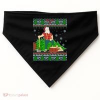Christmas Lumber Santa Claus USA-Made Doggie Bandana thumb 0