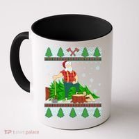 Christmas Lumber Santa Claus Coffee Mug thumb 0
