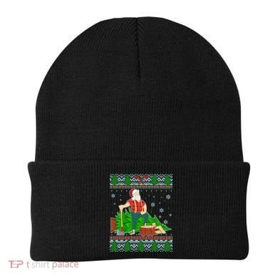 Christmas Lumber Santa Claus Beanie