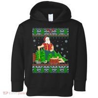 Christmas Lumber Santa Claus Toddler Hoodie thumb 0