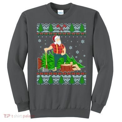 Christmas Lumber Santa Claus Sweatshirt