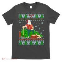 Christmas Lumber Santa Claus T-Shirt thumb 0
