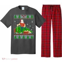 Christmas Lumber Santa Claus Pajama Set thumb 0