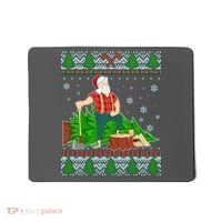Christmas Lumber Santa Claus Mousepad thumb 0