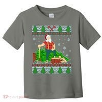 Christmas Lumber Santa Claus Toddler T-Shirt thumb 0