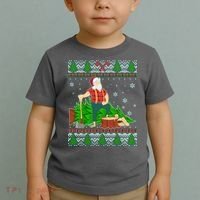 Christmas Lumber Santa Claus Toddler T-Shirt thumb 2